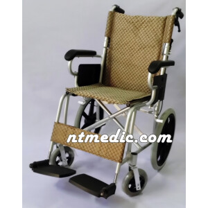 NT1272 รถเข็นผู้ป่วยแบบพกพาพับได้ น้ำหนักเบา