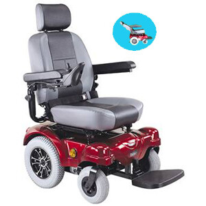 NT151 รถเข็นไฟฟ้าแบบปรับนอนได้ Power Wheelchair CTM HS-5600