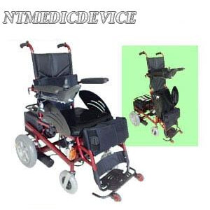 NT017 รถเข็นไฟฟ้าแบบปรับยืนได้/รถเข็นผู้ป่วยใช้รีโมทคอนโทรล