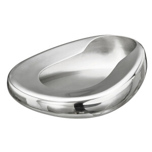 NT200 หม้อนนอนสแตนเลสผู้ใหญ่ Bedpan อุปกรณ์ของใช้สำหรับผู้ป่วย