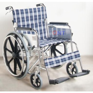 NT303 Wheelchairรถเข็นผู้ป่วยอลูมิเนียมอัลลอยด์พับพนักพิงได้ น้ำหนักเบา ราคาถูก