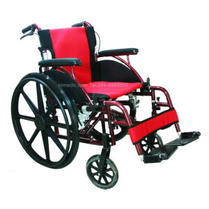 NT269 รถเข็นผู้ป่วยรุ่นพกพาพับได้น้ำหนักเบา/รถเข็นอลูมิเนียมอัลลอยด์แบบพกพาพับได้