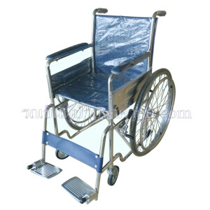 NT1242 รถเข็นสแตนเลส พับได้ รถเข็นผู้ป่วยราคาถูก