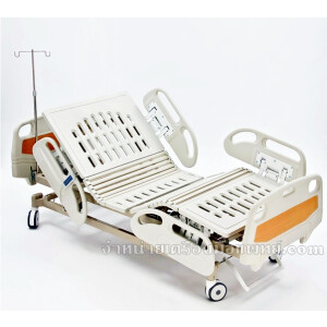 NT1112 เตียงผู้ป่วยไฟฟ้า 3 ไกร์ 5 ฟังก์ชั่น ราวกั้น ปีกนก