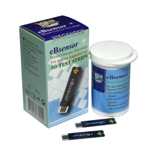 NT3609 แผ่นตรวจน้ำตาลในเลือด แถบตรวจวัดเบาหวาน Test Strip eBchek