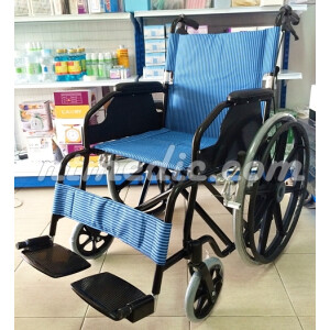 NT1256 ราคารถเข็นผู้ป่วยพับได้ ล้อแม็กใหญ่