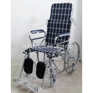 NT1266 รถเข็นผู้ป่วยปรับนอนได้  รถเข็นผู้ป่วยพับได้ รถเข็นเปิดข้างได้