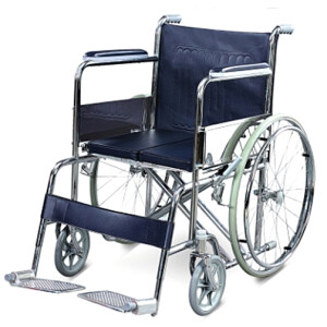 NT1283 รถเข็นผู้ป่วยพับได้ราคาถูก เบาะหนา