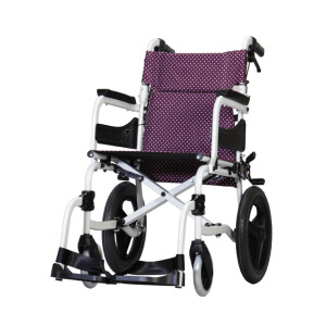 NT12118 รถเข็นผู้ป่วยพับได้ Soma SM-250.5 F14 ล้อ 14" ม่วง