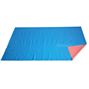 ผ้ายางกันเลอะ 2 หน้า ฟ้า/ชมพู 150 cm. x 90 cm.