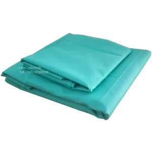 ผ้าปูเตียงคนไข้ ไม่รัดมุม + ปลอกหมอน เขียวอ่อน (ผ้าฝ้าย)