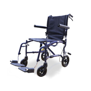 NT1240 รถเข็นผู้ป่วยพกพาพับได้น้ำหนักเบา+กระเป๋าเก็บ Daisy